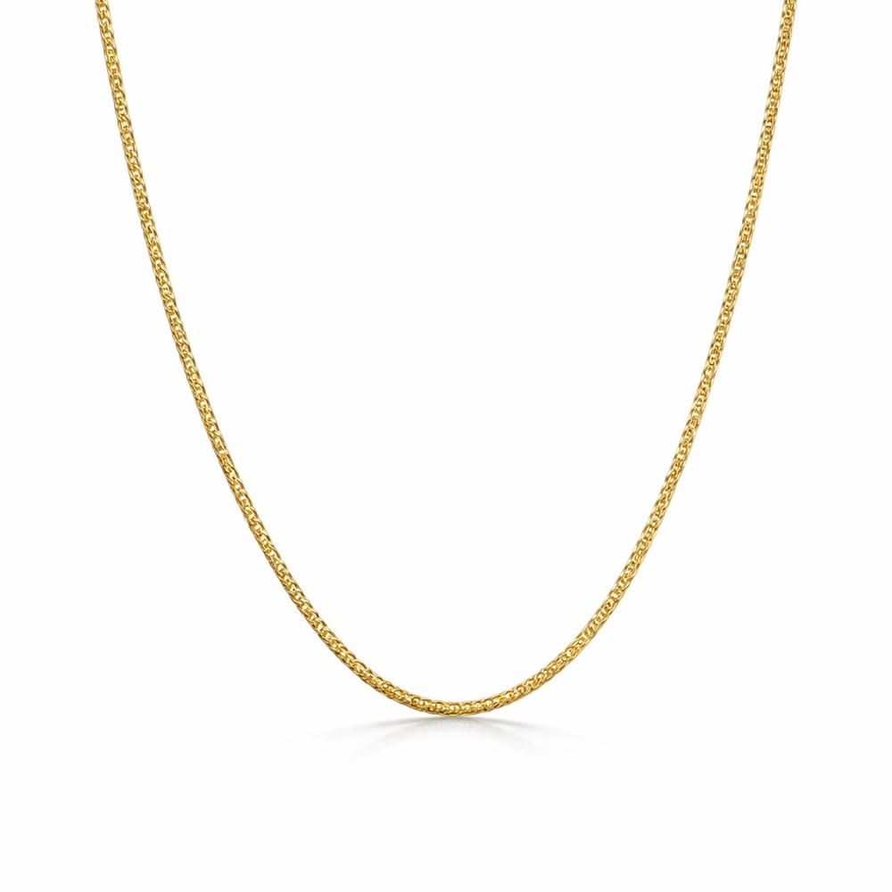 S925 Wheat Chain | Gold | Adjustable